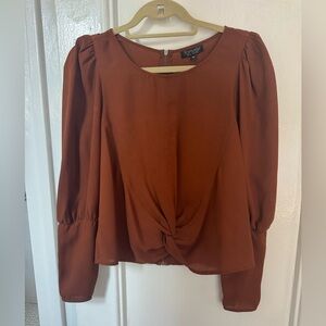 Beautiful Topshop LS Blouse - must go 7/1